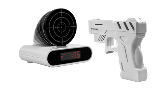 Gun-Terget-Alarm-Clock