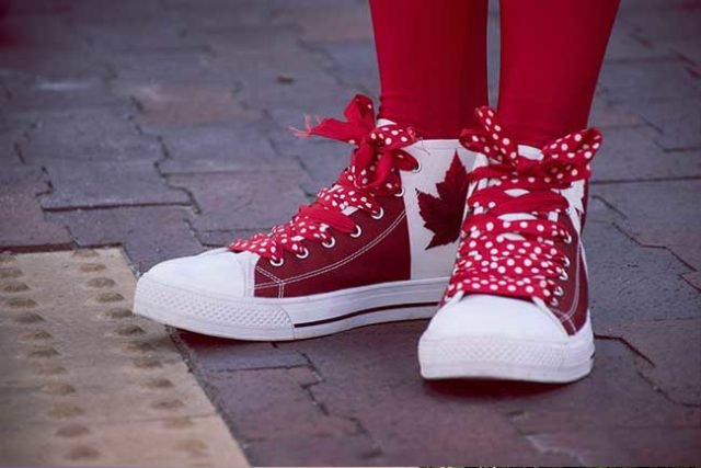 Canada Day Shoes