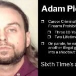 Adam Pichette Despite Five Firearm Prohibtion Orders He Still Gets Another Illegal Gun and Shoots at Police