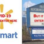 COVID can't enter Walmart, but it CAN enter a church