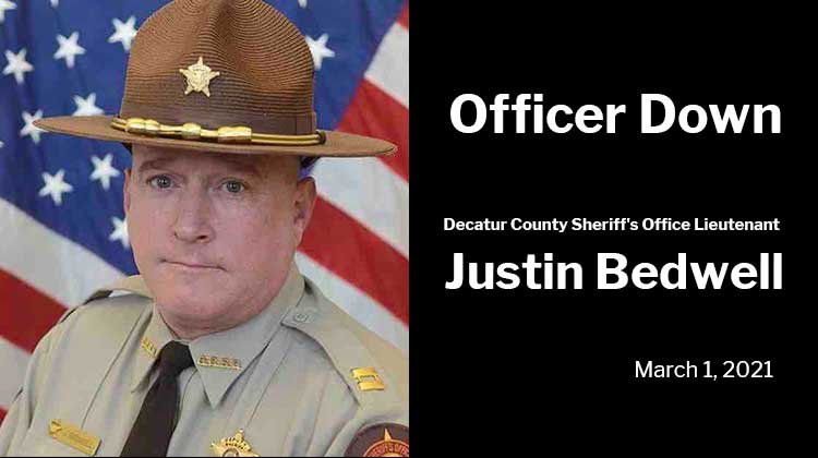 Officer Down: Decatur County Sheriff's Office Lieutenant Justin Bedwell